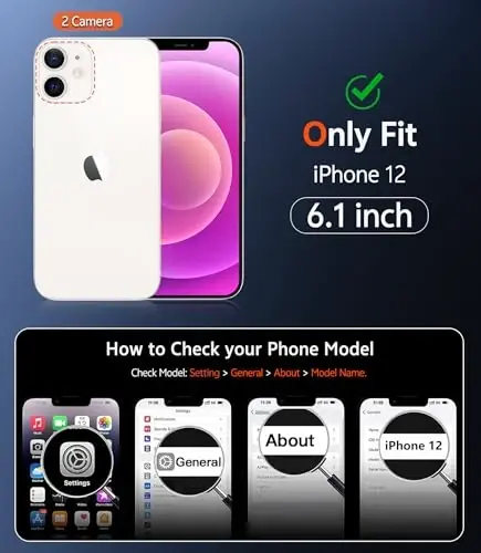 FNTCASE for iPhone 12 Case Clear: iPhone 12 Pro Case Magnetic Phone Cases Compatible with Magsafe Slim Anti Yellowing Military Grade Drop Protection Rugged Protective Transparent Cover (B-Pink) - 2