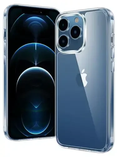 FNTCASE for iPhone 12 Pro-Max Case: Clear Phone Cases Compatible with Magsafe Slim Anti Yellowing Military Grade Drop Protection Rugged Shockproof Protective Transparent Cell Cover (B-Clear) - 1