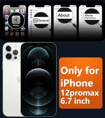 FNTCASE for iPhone 12 Pro-Max Case: Magnetic Matte Textured Military Grade Drop Protection Translucent Cell Phone Cover - Slim Rugged Durable Shockproof Protective Bumper Cases - 2