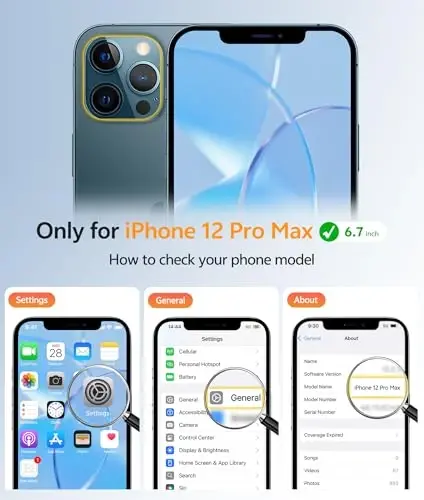 FNTCASE for iPhone 12 Pro-Max Case: Magnetic Matte Textured Military Grade Drop Protection Translucent Cell Phone Cover - Slim Rugged Durable Shockproof Protective Bumper Cases - FNTCASE (1)