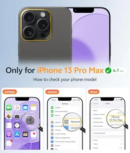FNTCASE for iPhone 13 Pro Max Case: [Compatible with Magsafe] Translucent Matte Magnetic Cases [Full Camera Protection] Military Grade Shockproof Protective Phone Cover - Purple - FNTCASE (1)