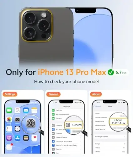 FNTCASE for iPhone 13-Pro-Max Phone Case: Magnetic Translucent Matte Texture Slim Cases | Military Grade Protection Shockproof Rugged Drop Proof Protective Frosted Cellphone Cover - 2