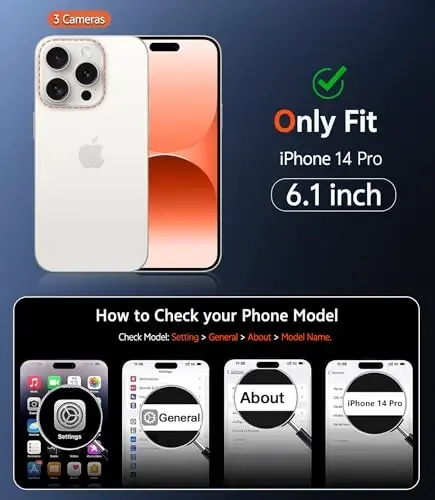 FNTCASE for iPhone 14 Pro Case: Matte Magnetic Phone Cases with Screen Protector Compatible with Magsafe Slim Anti Yellowing Rugged Shockproof Protective Translucent Cell Phone Cover (C-Orange) - 2