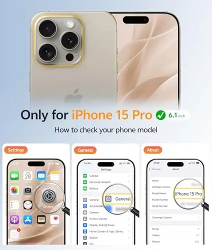 FNTCASE for iPhone 15 Pro Case: Magnetic Matte Translucent Military Grade Drop Protective Phone Case | Shockproof Thin Rugged Durable Protection Bumper Cover - FNTCASE (1)