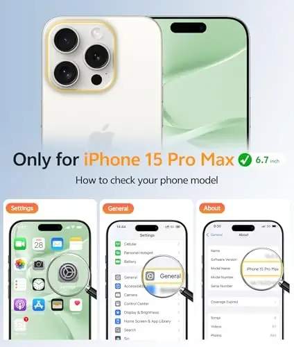 FNTCASE for iPhone 15 Pro Max G'ilof: [Magsafe bilan mos keladi] [To'liq kamera muhofazasi] [Ekran himoya oynasi] bilan shaffof mat g'iloflar Harbiy darajadagi zarbaga chidamli himoya telefon qopqog'i - Och Mox yashil - FNTCASE (1)