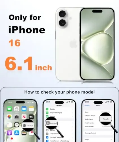 FNTCASE for iPhone 16 Case Fit for MagSafe Light Green | Translucent Magnetic Slim Shockproof Protective Cover with Screen Protector, Military Grade Drop Protection - FNTCASE (1)