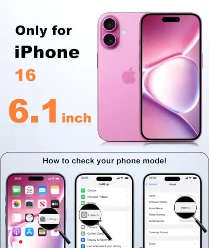 FNTCASE for iPhone 16 Case Fit for MagSafe Pink | Translucent Magnetic Slim Shockproof Protective Cover with Screen Protector, Military Grade Drop Protection - FNTCASE (1)