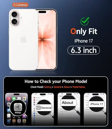 FNTCASE for iPhone 17 Case Matte: Magnetic Phone Cases with Screen Protector Drop Proof Compatible with Magsafe Slim Anti Yellowing Rugged Protective Translucent Cell Phone Cover (C-Orange) - 2