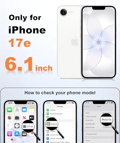 FNTCASE for iPhone 17e & iPhone 16e Case: [Compatible with Magsafe] Solid Matte Magnetic Phone Cover with [Full Camera Protection] [Screen Protector] Military Grade Shockproof Protective, Pink - FNTCASE (1)