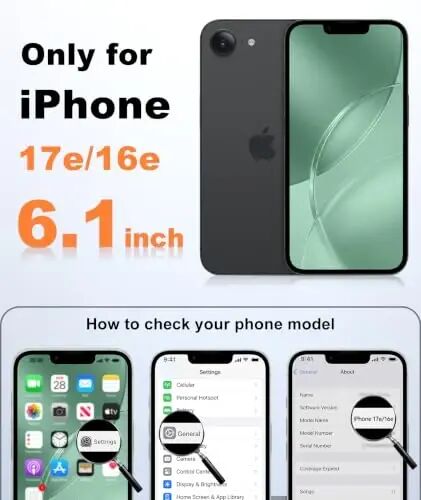 FNTCASE for iPhone 17e Case Green: Translucent iPhone 16e Cases Compatible with MagSafe, Camera Protection & Tempered Glass Protector, 14FT Military Grade Drop Tested, Matte Skin-Friendly Cover - FNTCASE (1)