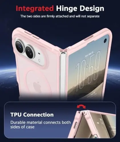 FNTCASE for iPhone Duo Case Matte Compatible with Magsafe | Screen Protector, Military Grade Drop Protection, Slim Magnetic Phone Cases, Shockproof Bumper, Translucent Cell Cover - FNTCASE (1)