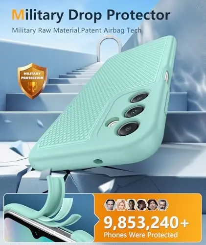 FNTCASE for Motorola Moto G-5G-2025 Case: Moto G Power 2025 Case Dual Layer Protective Heavy Duty Cell Phone Cover Shockproof Rugged with Non Slip Textured - Military Protection for Moto G 2025 - 4