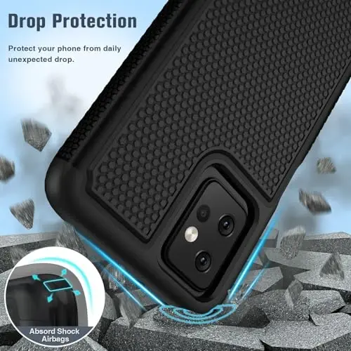 FNTCASE for Motorola Moto G-Power-5G 2023 Case: Moto G 5G 2023 Case Dual Layer Shockproof Protective Textured Design Cell Phone Cover Heavy Duty Rugged Tough Back Hardshell Hybrid Slim Basic Case 