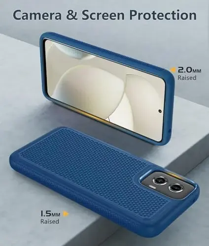 FNTCASE for Motorola Moto G-Power-5G-2024 Case: Dual Layer Protective Heavy Duty Cell Phone Cover Shockproof Rugged with Non Slip Textured Back - Military Protection Bumper Tough - 2024, 6.7 inch 