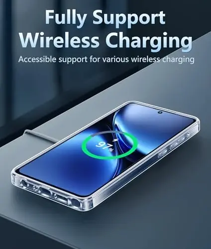 FNTCASE for Motorola Moto G Stylus-2025/Stylus-2026 Case: Military Grade Drop Protection Anti Yellowing Cell Phone Cover - Rugged Shockproof Protective Bumper Transparent Cases(Clear) - 3