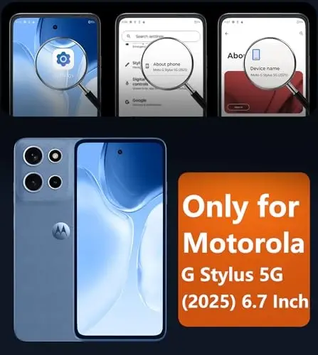 FNTCASE for Motorola Moto G-Stylus-5G-2025 Case: Moto G Stylus 2026 Case Magnetic Translucent Matte Shockproof Slim Phone Cover - Military Grade Drop Proof Hard Back Anti-Fingerprint Protective Case - 2