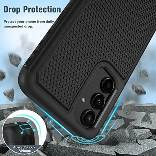 FNTCASE for Samsung Galaxy A54 5G Case: Dual Layer Full Shockproof Protective | Rugged Heavy Duty Durable Cell Phone Cover | Soft Slim Matte Lightweight Textured Back - Military Protection 