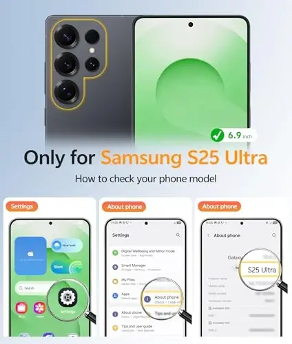 FNTCASE for Samsung Galaxy S25 Ultra Case: [Fit for Magsafe] [Full Camera Protection] Translucent Matte Cases with [Screen Protector] Military Grade Shockproof Protective Phone Cover - FNTCASE (1)