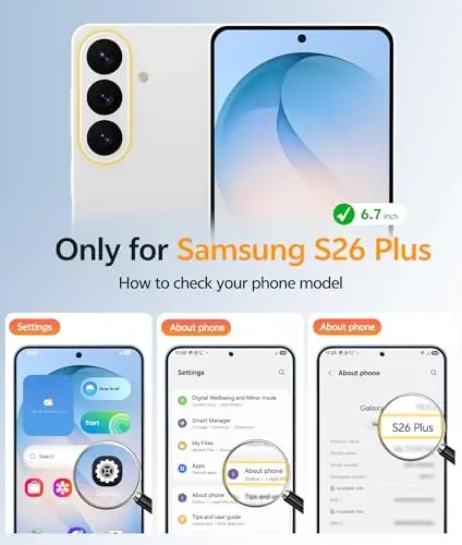 FNTCASE for Samsung Galaxy S26+ Plus Case: [Fit for Magsafe] [Full Camera Protection + Screen Protector] Translucent Matte Military Grade - Shockproof Protective Phone Cover for S26 Plus - Light Blue - 2