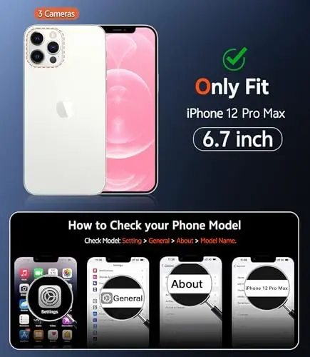 FNTCASE iPhone 12 Pro-Max uchun g'ilof: Magsafe bilan mos keluvchi mat magnitli telefon g'iloflari, ingichka, sarg'ayishga qarshi, harbiy darajadagi tushishdan himoya, mustahkam himoya, yarim shaffof telefon g'ilofi (C-Pushti) - 2