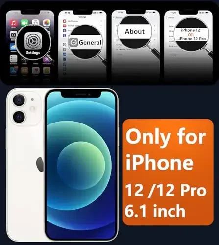 FNTCASE iPhone 12 uchun telefon qutisi: iPhone 12 Pro uchun magnitli mat teksturali harbiy darajadagi tushishdan himoya qiluvchi yarim shaffof mobil telefon qopqog'i - ingichka bardoshli zarbga chidamli himoya bamperi - 2