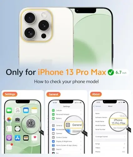 FNTCASE for iPhone 13 Pro Max Case, Fit for Magsafe, Full Camera Protection | Translucent Matte Magnetic Phone Back, 14FT Military Grade Drop Proof, Slim Shockproof Protective Cover, Light Moss - 2