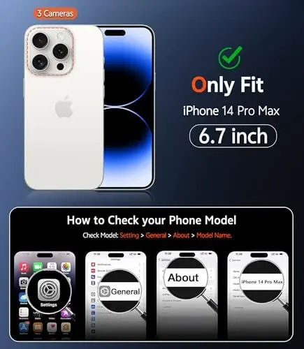 FNTCASE iPhone 14 Pro-Max uchun g'ilof: MagSafe bilan mos keluvchi ekran himoyachisiga ega mat magnit telefon g'iloflari Yaxshilikka qarshi ingichka, zarbaga chidamli himoya qiluvchi shaffof mobil telefon qopqog'i (C-ko'k) - 2