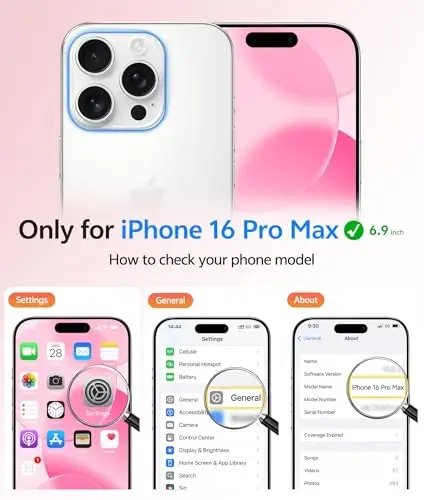FNTCASE iPhone 16 Pro-Max uchun g‘ilof: Magnitli mat yarim shaffof harbiy standartdagi zarbaga chidamli telefon g‘ilofi | Zarbalarga bardoshli ingichka mustahkam himoya bamperi - FNTCASE (1)