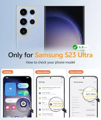 FNTCASE Samsung Galaxy S23 Ultra uchun g‘ilof: [Magsafe uchun mos] Magnitli yarim shaffof matli barmoq iziga qarshi telefon g‘ilofi, harbiy darajadagi zarbga chidamli himoya g‘ilofi - 2