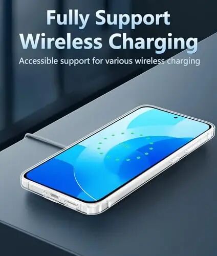 FNTCASE Samsung Galaxy S25-FE G‘ilof uchun: Samsung Galaxy S25 FE Shaffof Harbiy Darajadagi Tomchidan Himoya Qiluvchi Sarg‘ayishga Qarshi Mobil Telefon Qopqog‘i - Mustahkam Zarbga Qarshi Himoya Bumper Shaffof Telefon G‘ilofi - 4
