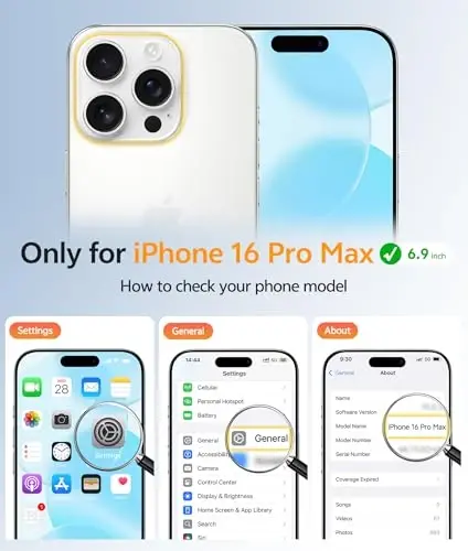 FNTCASE uchun iPhone 16 Pro Max g‘ilofi: [Magsafe bilan mos keladi] [To‘liq kamera muhofazasi] [Ekran muhofazasi] bilan yarim shaffof mat g‘iloflar Harbiy darajadagi zarbaga chidamli himoya telefon qopqog‘i - Teal - FNTCASE (1)