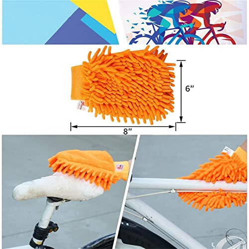 Focopot Bike Cleaning Kit (9pcs), Including Chain Cleaner for Cycling, Bicycle Clean Brush Tools for Mountain/MT/Road/BMX Bike - 6