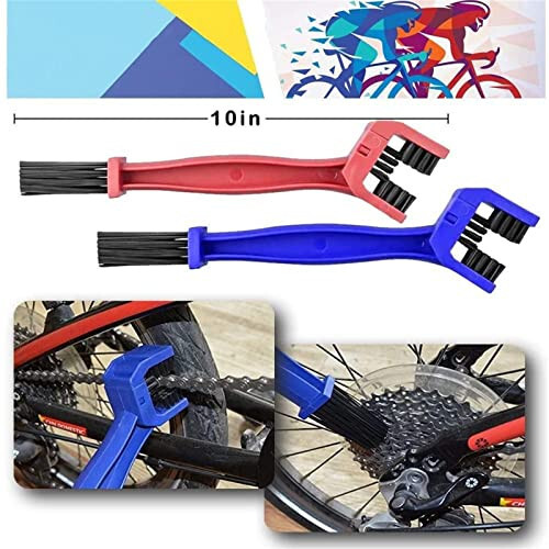 Focopot Bike Cleaning Kit (9pcs), Including Chain Cleaner for Cycling, Bicycle Clean Brush Tools for Mountain/MT/Road/BMX Bike - 7