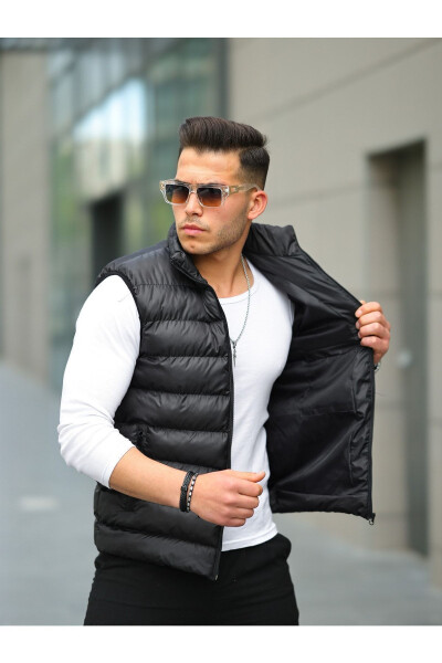 Focus Store Black Puffer Vest - 3