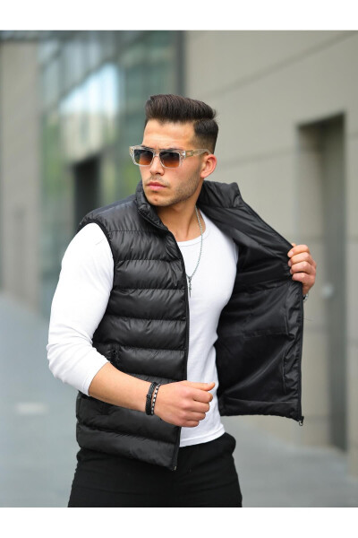 Focus Store Black Puffer Vest - 3