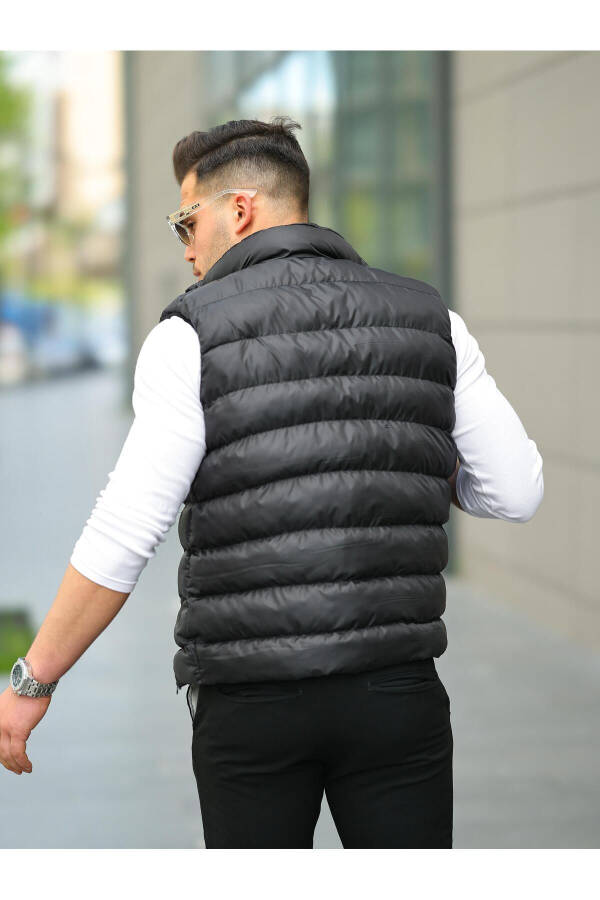 Focus Store Black Puffer Vest - 4