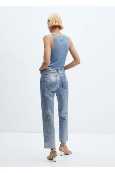 Foil Straight Leg Jeans - 4