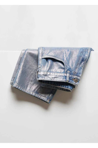 Foil Straight Leg Jeans - 5