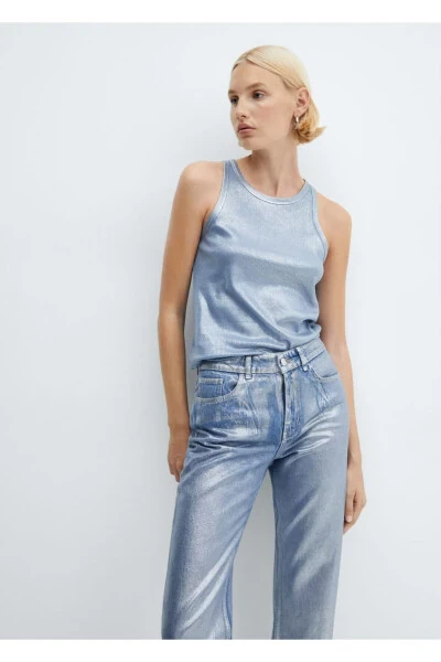 Foil Straight Leg Jeans - 7