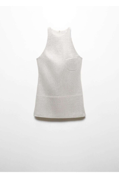 Foiled Short Dress - 3