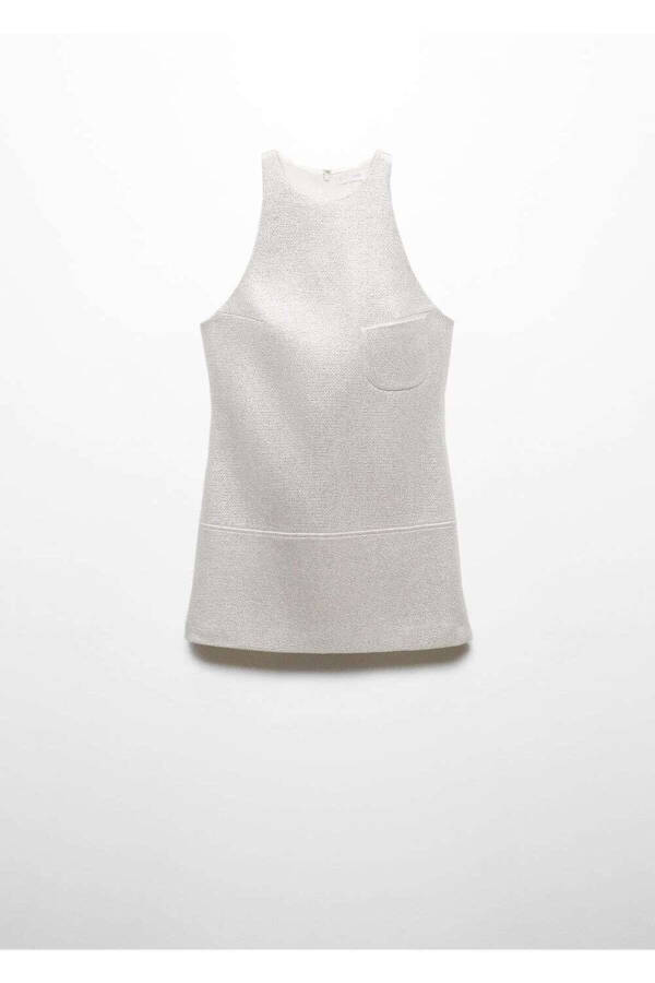 Foiled Short Dress - 3
