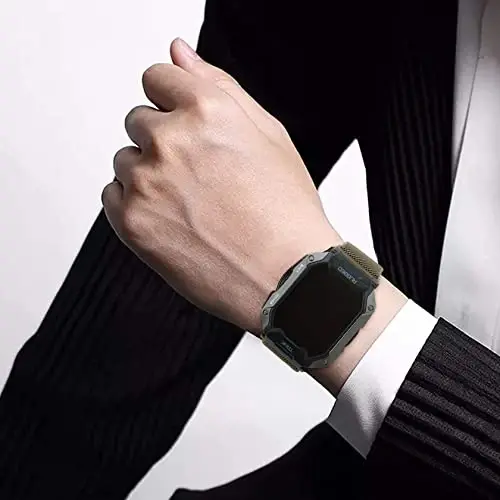 Folavii 20mm 22mm Stretchy Nylon Compatible with KOSPET Tank M1 Pro/M1/M2/M3/T2/T3 Smart Watch Bands, Quick Release Adjustable Replacement Wristbands for AMAZTIM C20 Pro/C20/M2/T2 Elastic Sport Strap - 7