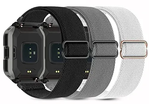 Folavii 20mm 22mm Stretchy Nylon KOSPET Tank M1 Pro/M1/M2/M3/T2/T3 Smart Watch Bands bilan mos, AMAZTIM C20 Pro/C20/M2/T2 uchun tez chiqariladigan sozlanishi almashtiriladigan bilaguzuklar Elastik Sport tasmasi - 1