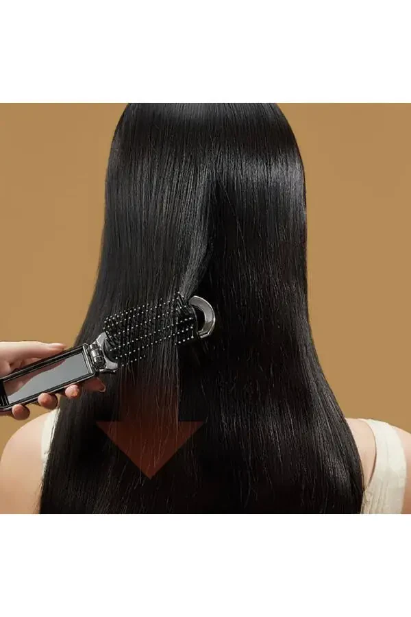 Foldable mini mirror hair brush - 4
