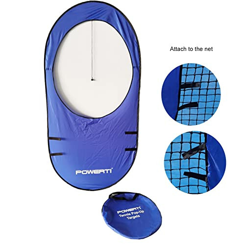 Foldable Pop Up Tennis Targets for Training Blue Colour Pack of One - 2