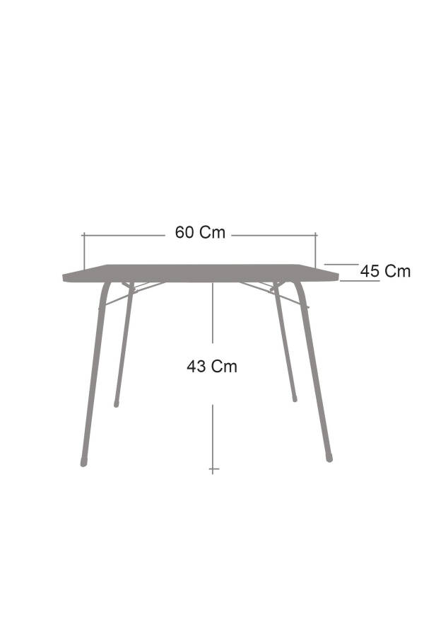 Folding Table 60x45 Cm Camping Picnic Garden Table Camping Table - 3