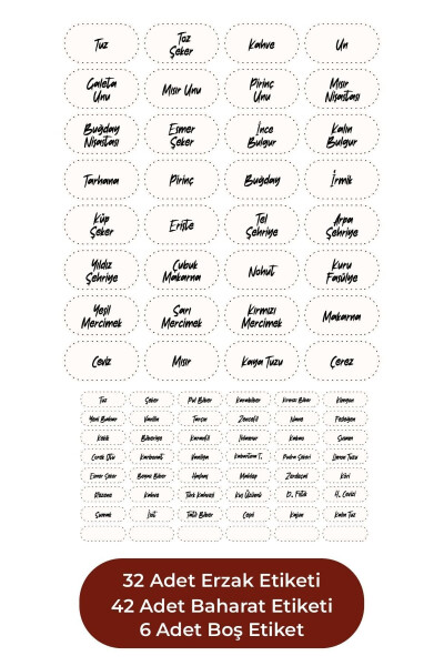 Foly Etiketli Kare Erzak Saklama Kabı 24'lü Set 8x(0,55 LİTRE, 1,2 LİTRE, 1,75 LİTRE) Beyaz - Beyaz - 3