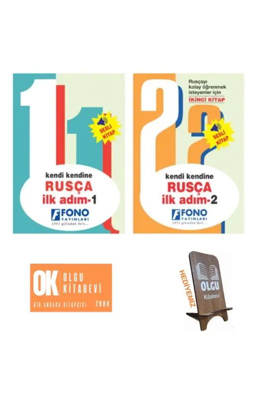 Fono Self-Study Russian First Step 1 - 2 (with audio) - FONO YAYINLARI