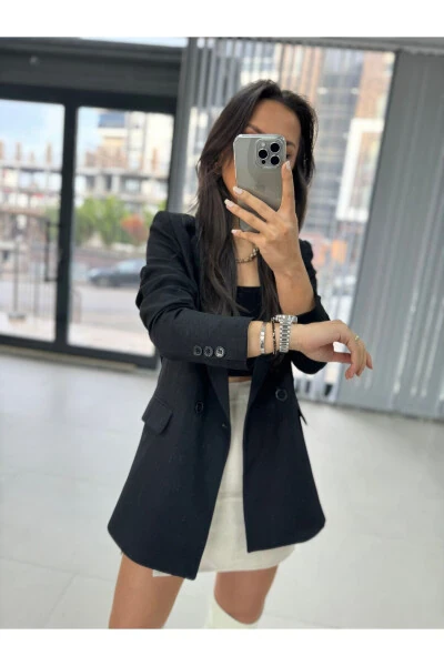 Foo Qora Blazer Ko'ylagi - CADDSTORE (1)