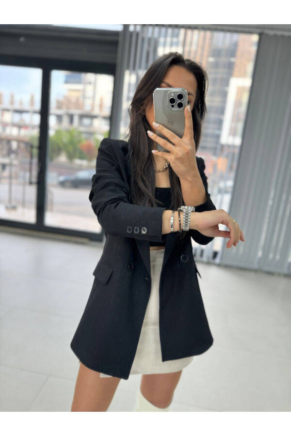 Foo Qora Blazer Ko'ylagi - 2